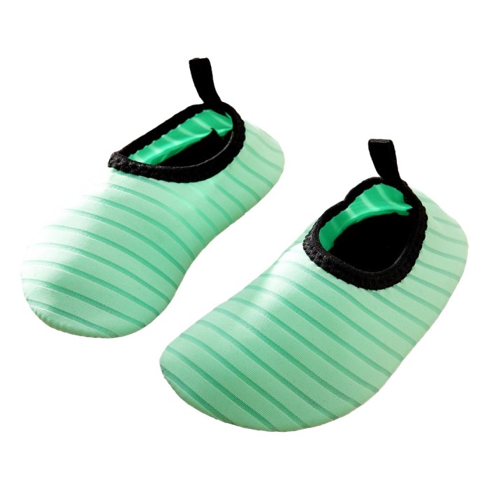Solid Athleisure Water Beach Shoes for Kids - Mint Green