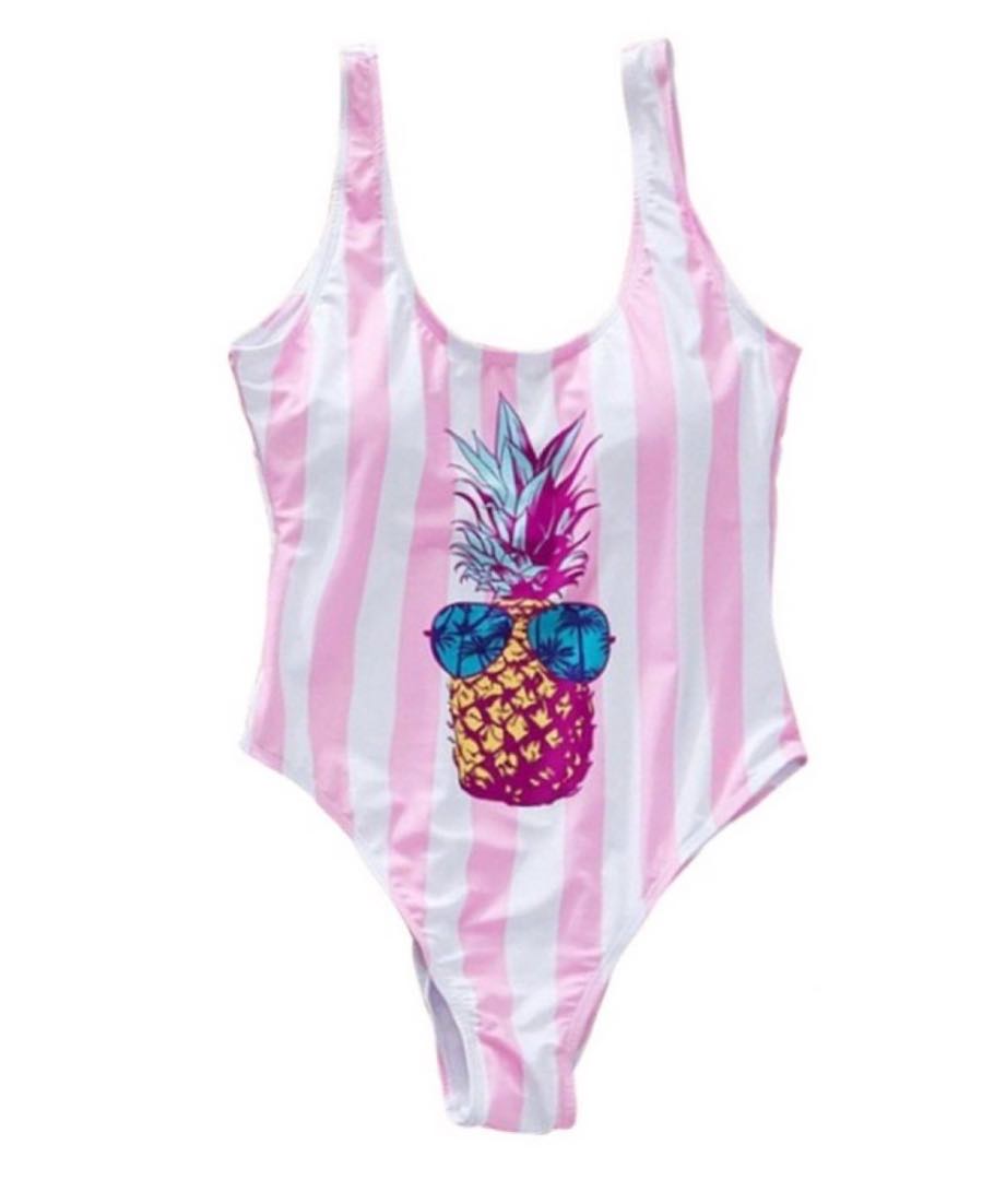 Cool Stripes Pineapple Swimwear