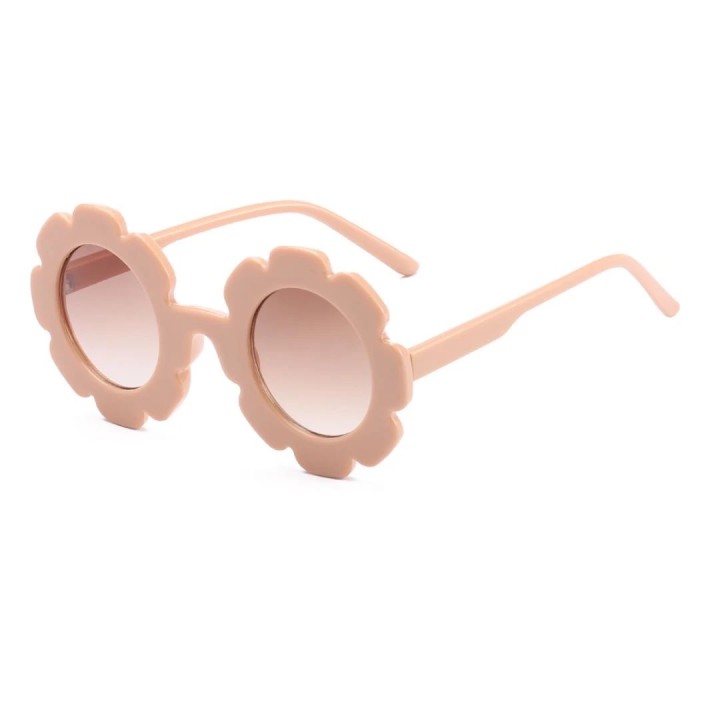Kids sunglasses Round Flower Shape - Pink