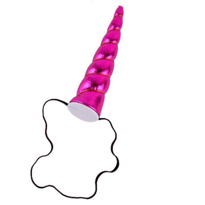Stylish Unicorn Headband for Children - Hot Pink