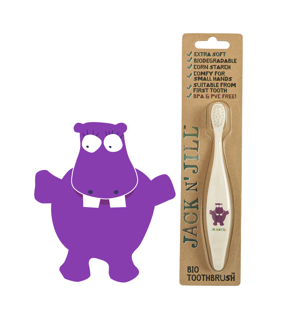Jack N Jill  Bio Toothbrush Compostable n Biodegradable Handle