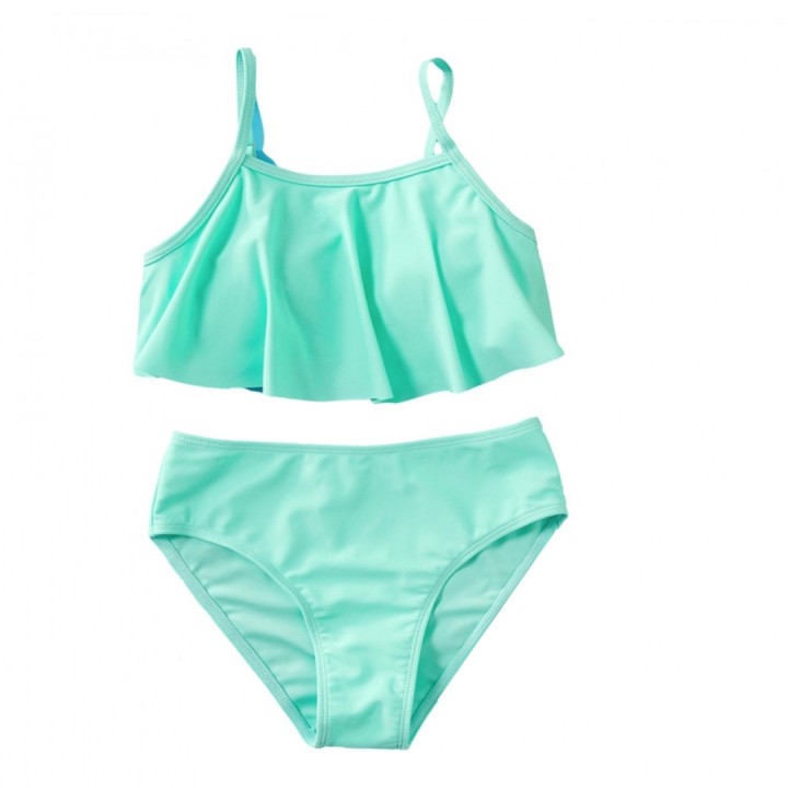 Girl Tank Swimsuit - Mint Green