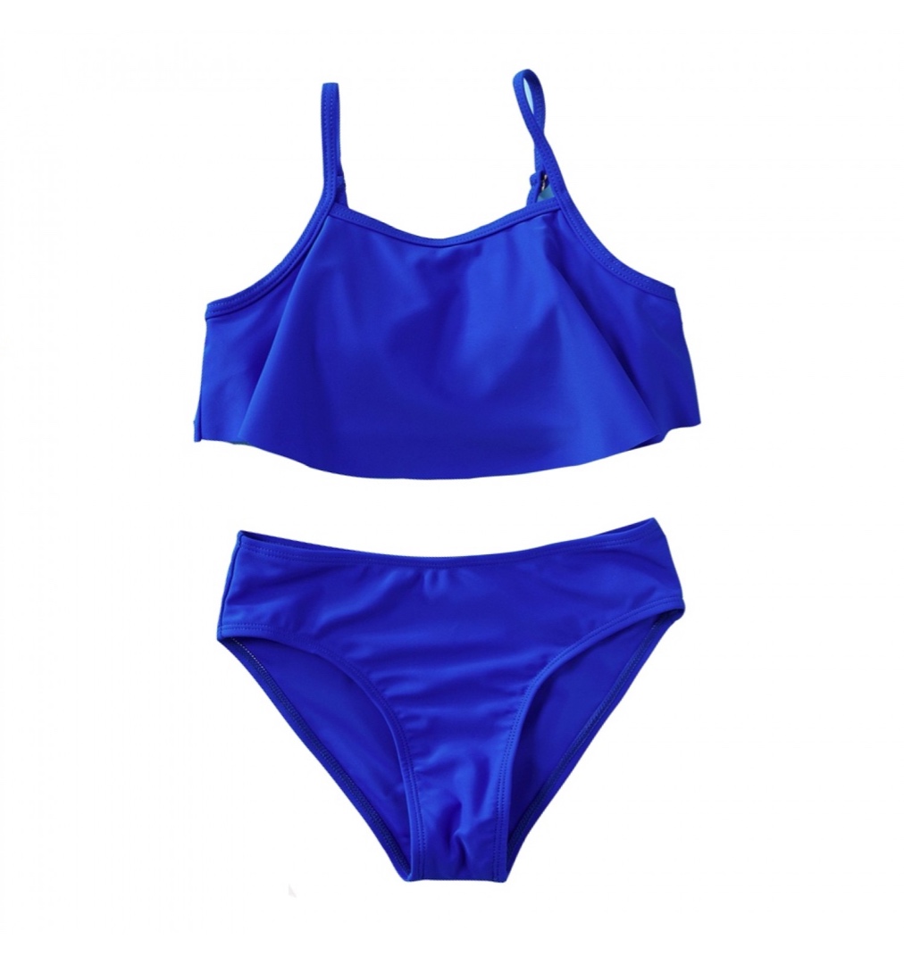 Girl Tank Swimsuit - Blue