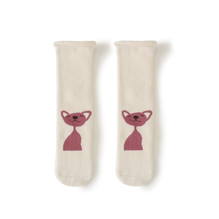 Kid Cartoon socksl Adorable Stockings - White