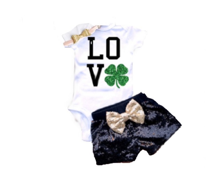 Set for baby Girl Love