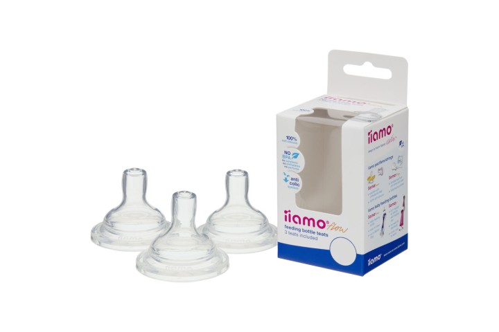 Teat iiamo flow 0m+ 3 pcs