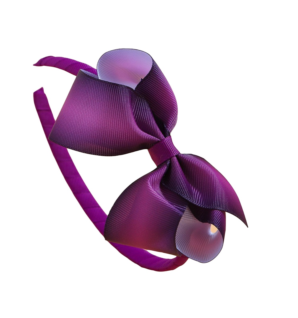 Bowknot Hairband Purple