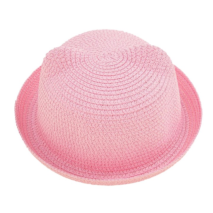 Kid Solid Cartoon Ear Hat - Pink