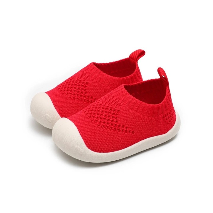 Baby - Toddler Solid Cotton Shoes Red