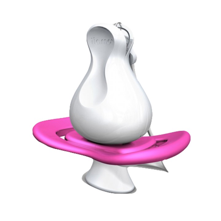 Soother iiamo string peace 0-6m pink