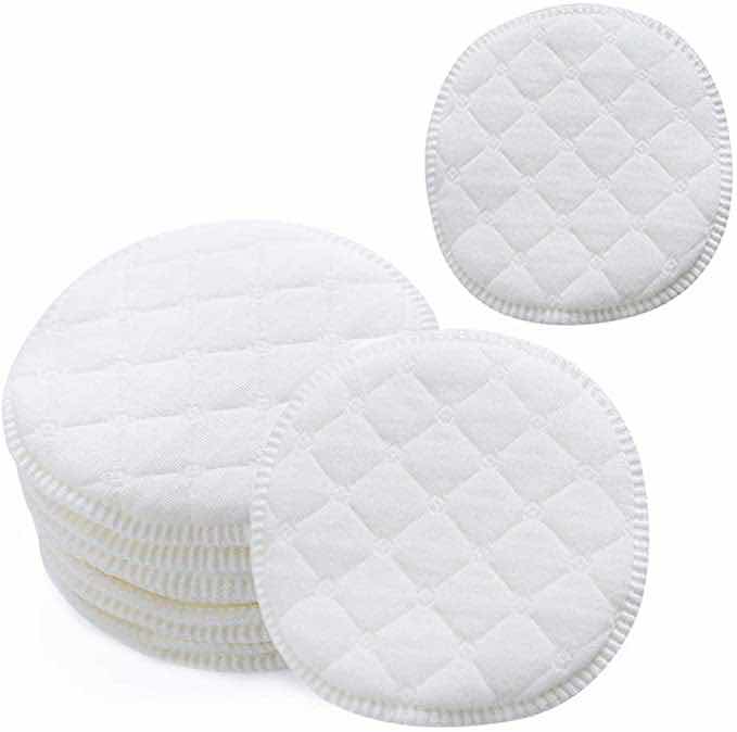 12 Pcs Reusable Waterproof Nursing Breast Pads