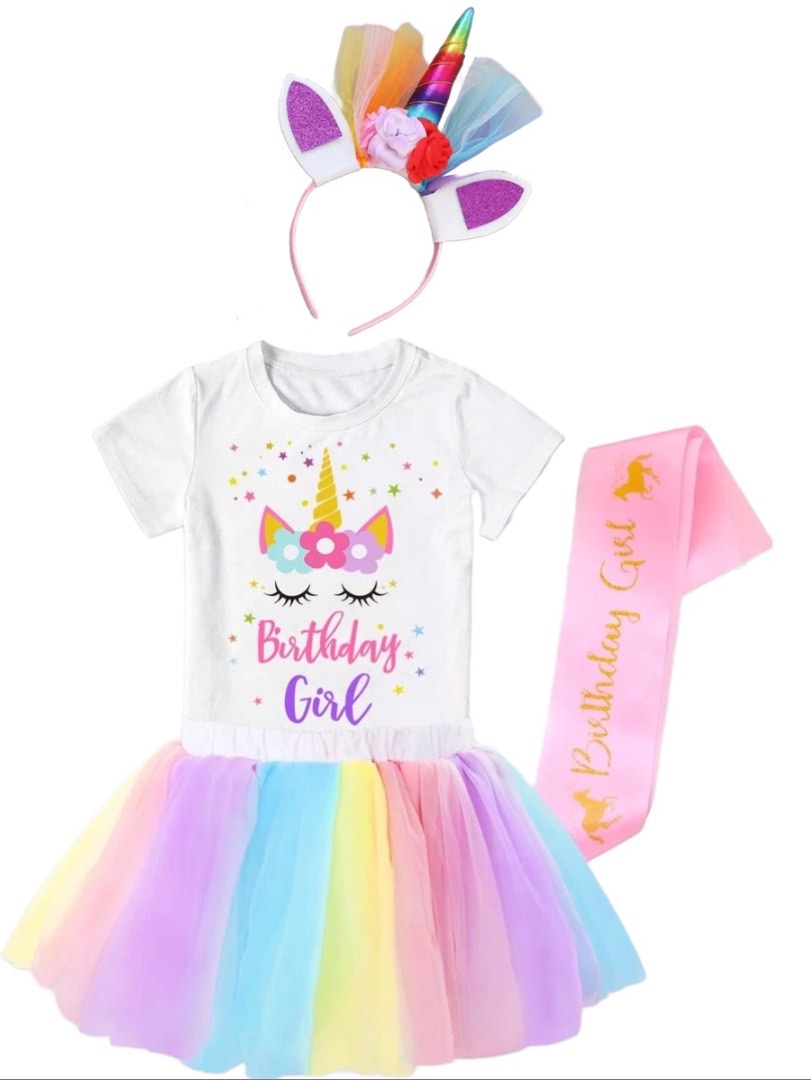 Birthday girl Set - Pink