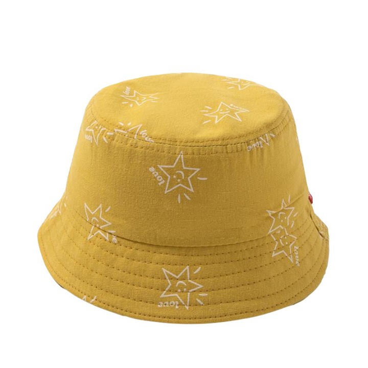 Toddler Stars Print Hat - Yellow