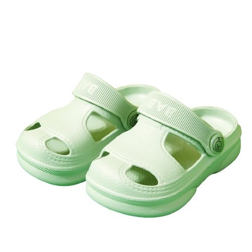 Kid Solid Sandals - Pale Green
