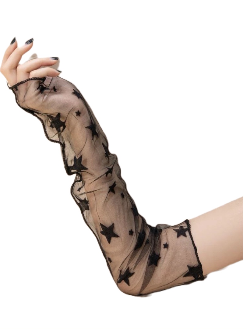 Gloves for Princess Girls Black - baby costumes