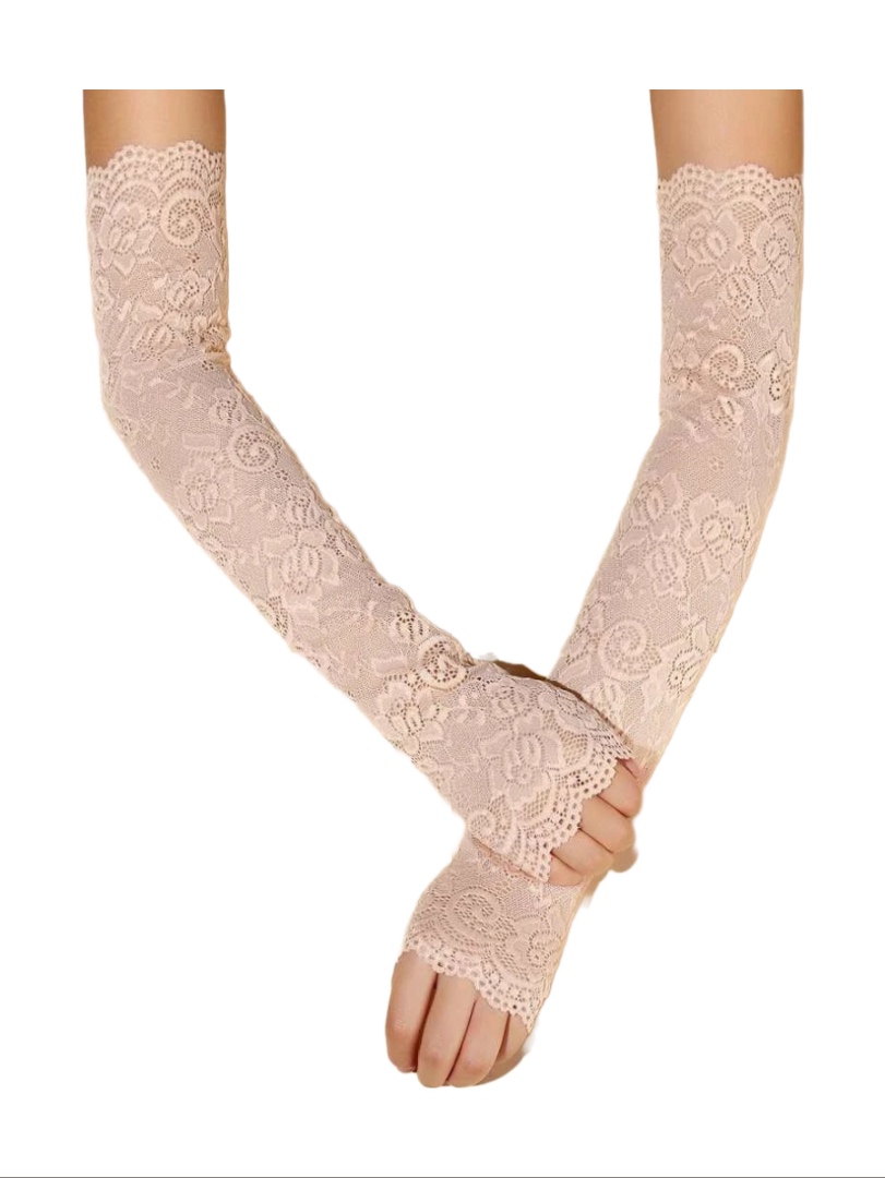 Gloves for Princess Girls Beige - baby costumes