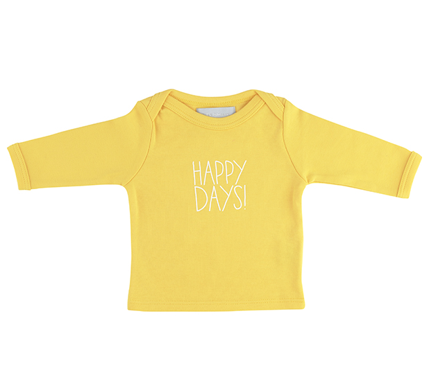 Sunshine Yellow Happy Days! Baby T-Shirt