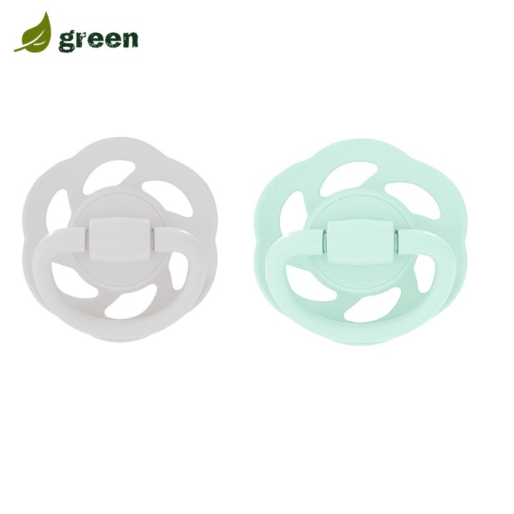 Set of 2 Nip soothers Cherry Green Newborn 0-2m+