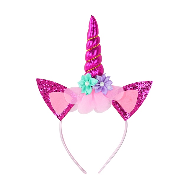 Stylish Unicorn Headband for Children - Pink