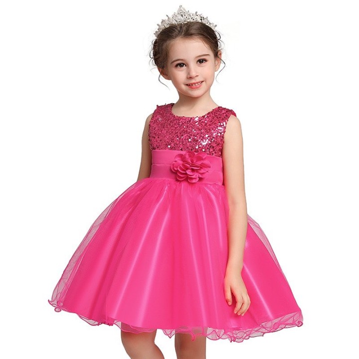 Child Dress Birthday Outfits Pink