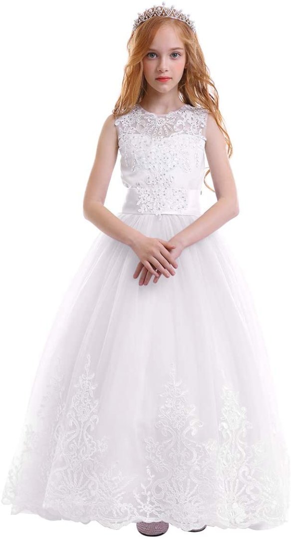White Princess Dress Long