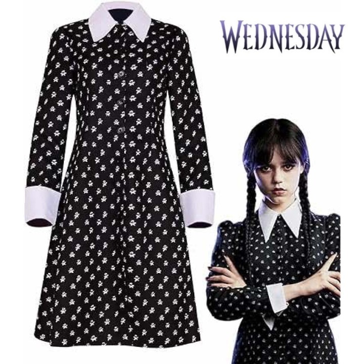 Wednesday Costume  in colour Black
