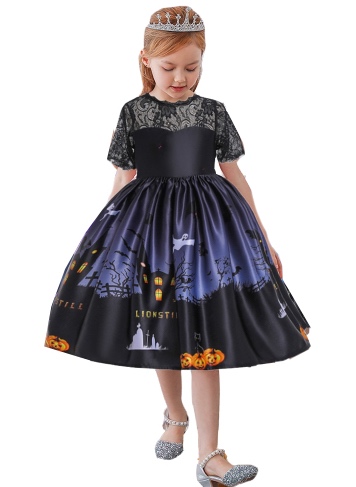 Purple Costume Dress for Halloween