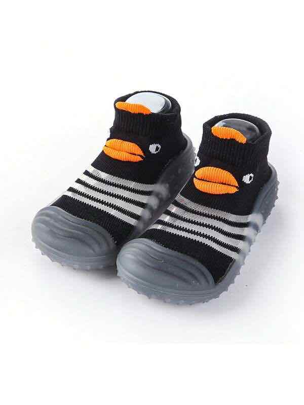 Hard sole Prewalker Shoes Black