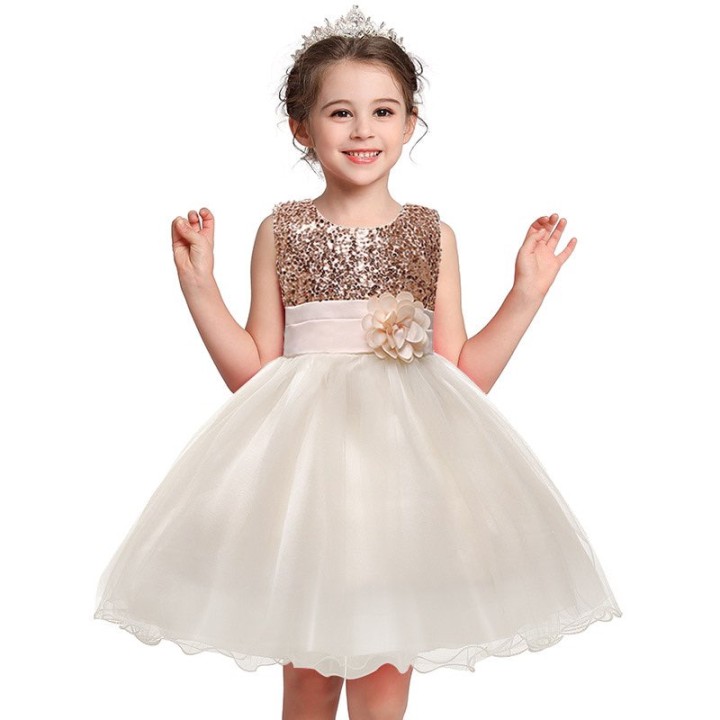 Gold Baby Dress Birthday Outfits