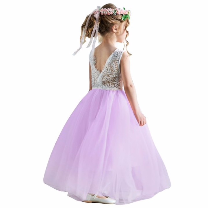 Girl Dress Princess Purple