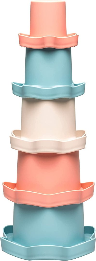 Nip Stacking cups 'Play green' - made from renewable raw materials