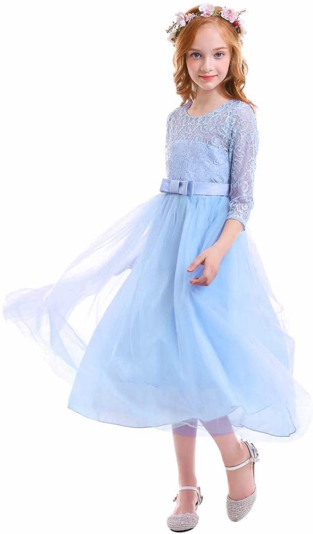 Light Blue Princess Dress Long