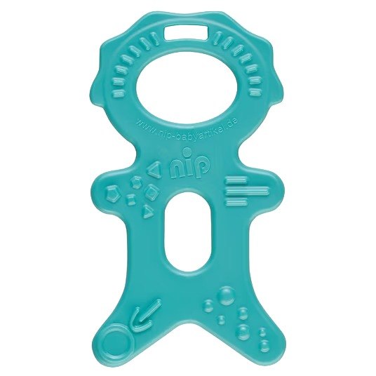 Nip Teething figure Mr. Denty - Turquoise