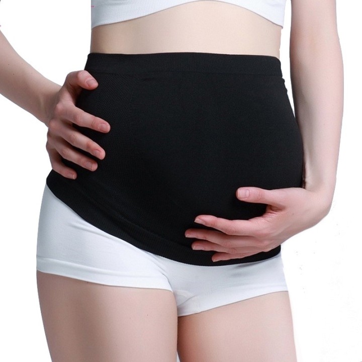 Maternity Belly Band for Pregnant Women - Black