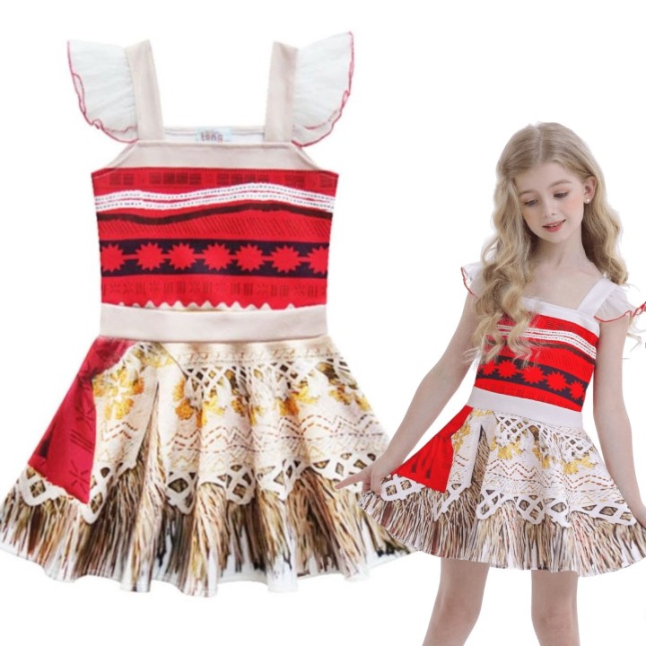 Princess see girl Dress - Red