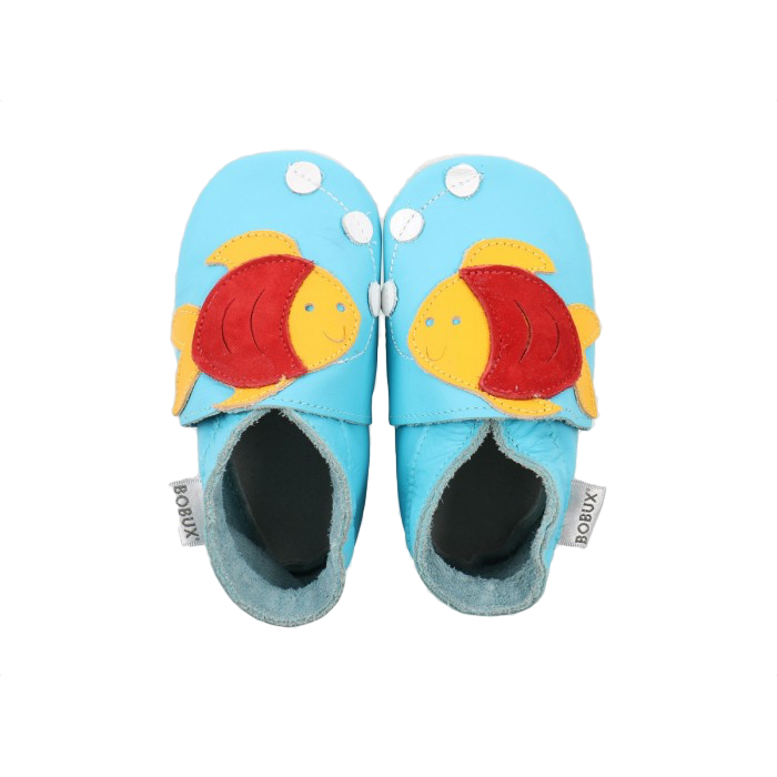 Bobux Shoes - Fishy Bright Blue
