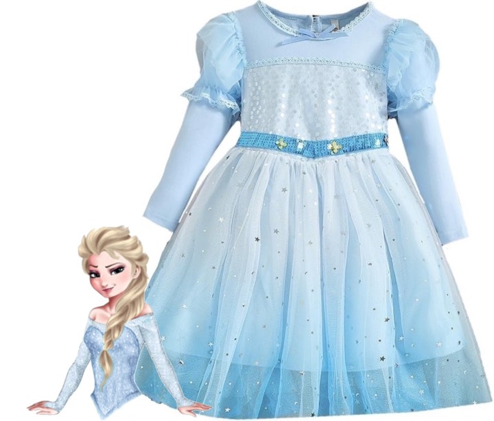 Costume Princess dress - Light Blue - baby costumes
