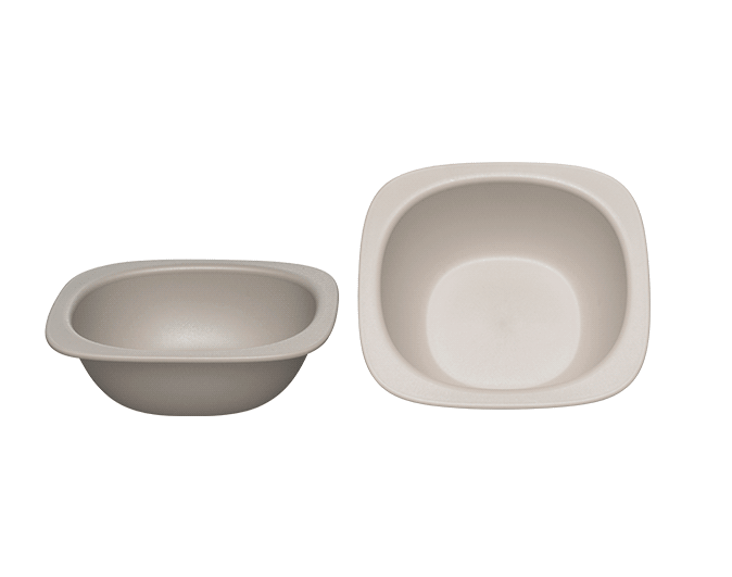 Eat Green feeding bowl Grey set of 2