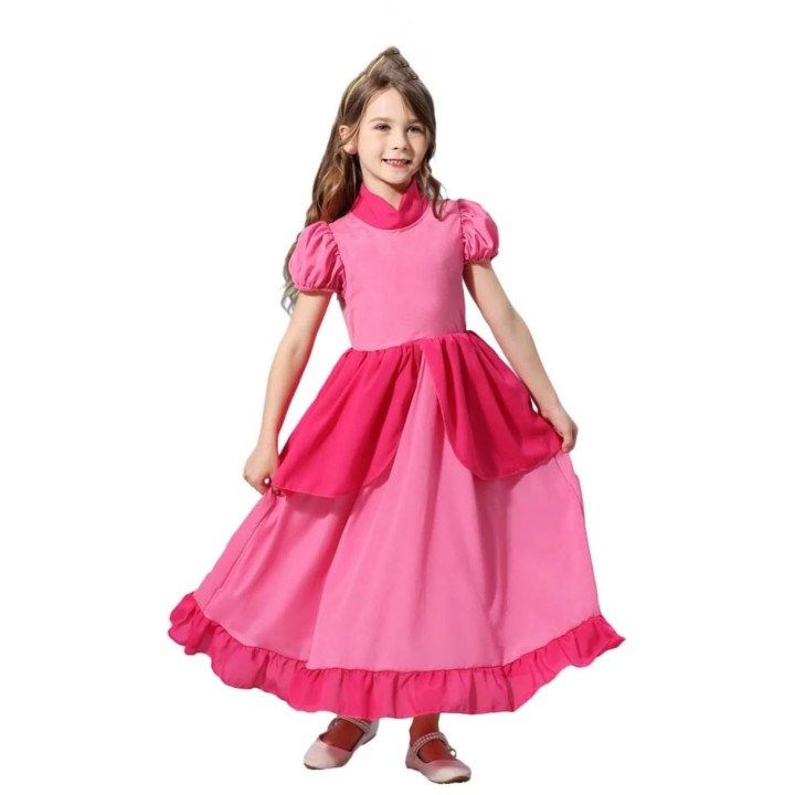 Princess Peach dress - Pink - baby costumes