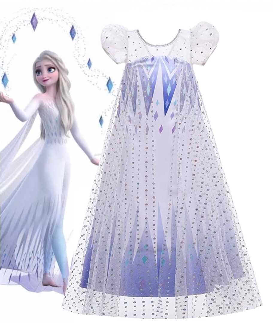 Queen snow Costume Dress white