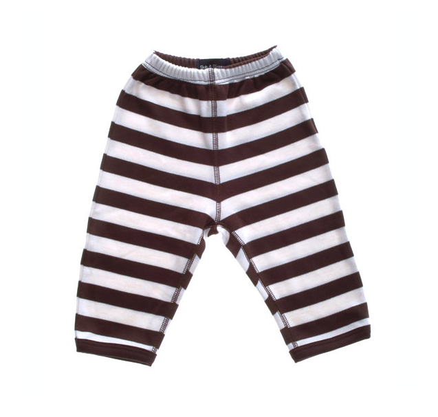 Brown n White Striped Trouser