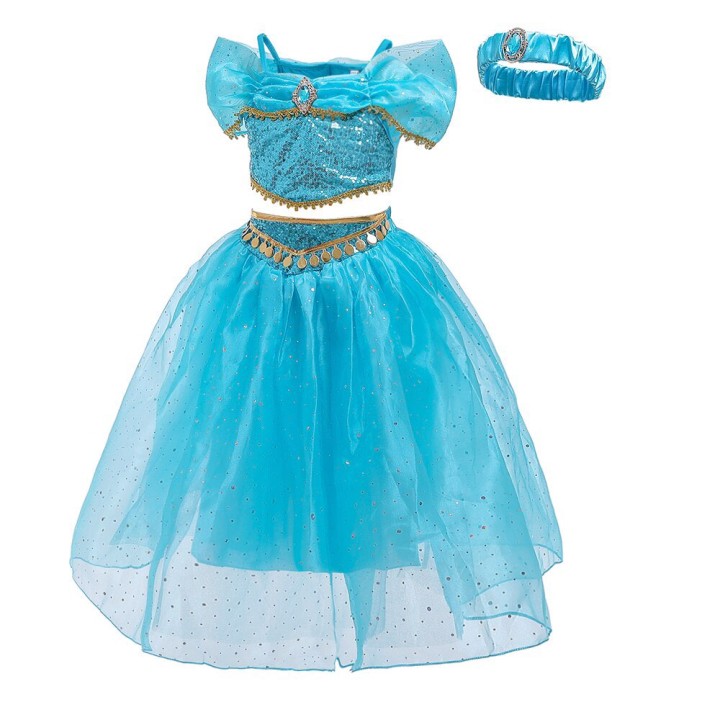 Blue Princess of the East Girl Costume