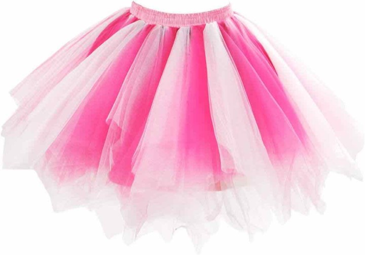 Tutu Girl skirt White-Pink