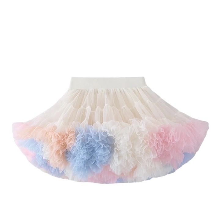 Tutu Girls skirt - Multi Yellow