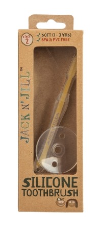 Jack N Jill Silicone Baby Toothbrush -  1-2 years
