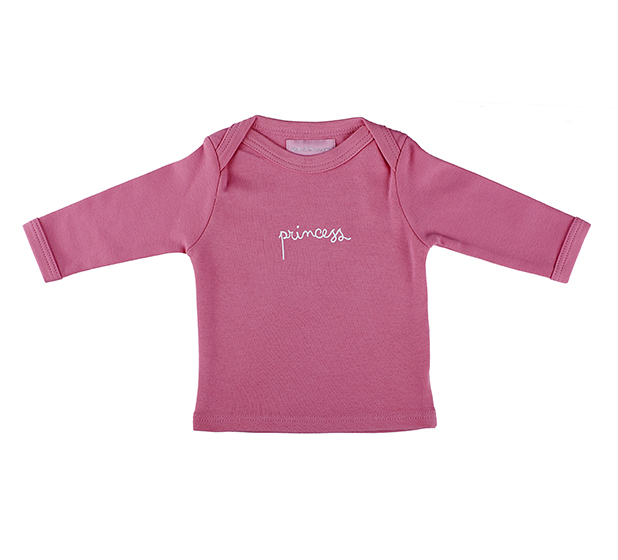 Bright Pink Princess Baby T-Shirt