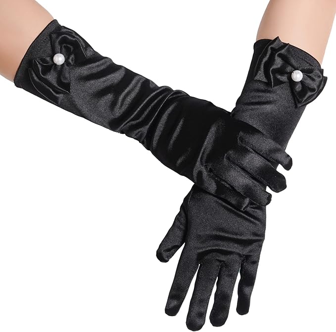 Gloves for Princess - Black - baby costumes