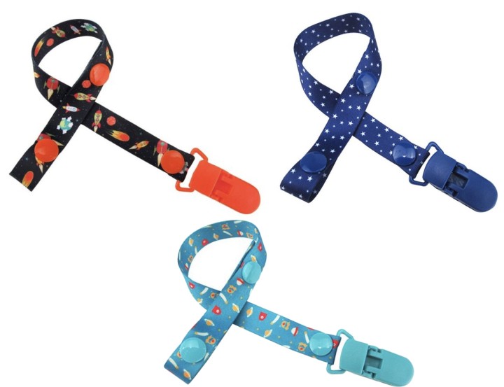 Set of 3 Soother Clips