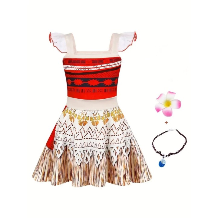 Hawaiian girl Costume set with Accessories - baby costumes