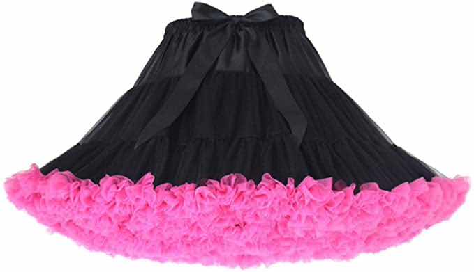 Tutu child skirt Black - Pink
